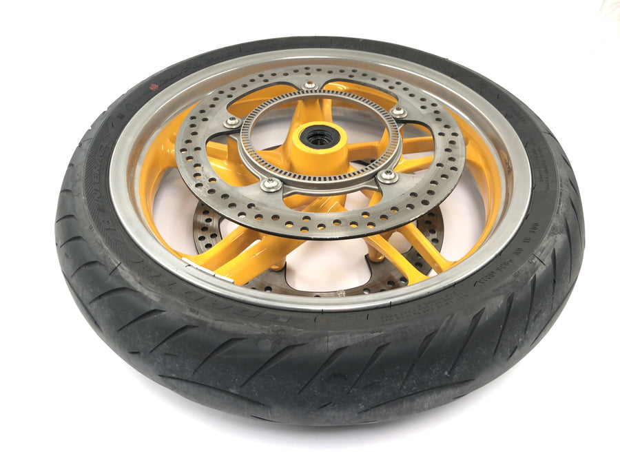 BMW R 1100 S R2S [2000] - Front wheel complete wheel rim 3.50 x 17" brake discs ABS sensor ring