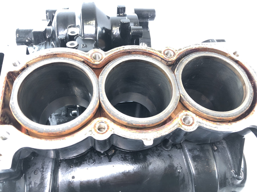 Triumph Speed Triple T509 [1998] - Motorblock Zylinderblock mit Laufbuchsen und Kolben