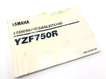 Yamaha YZF 750 R 4HN [1995] - Istruzioni per l'uso manuale istruzioni per l'uso