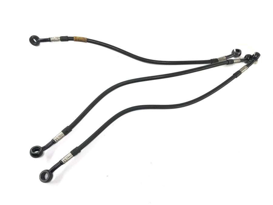 KAWASAKI ZRX 1200 S ZRT20A [2002] - Kit de ligne de frein de flexible de frein 3-Par partie Flex en acier