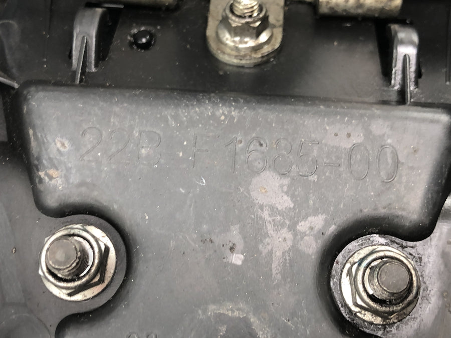Yamaha WR 125 X DE07 [2010] - Pare-boue support de plaque d'immatriculation arrière