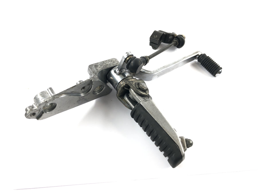 Kawasaki ZRX 1200 S ZRT20A [2001] - Front left footrest system with shift lever and shift linkage driver footrest
