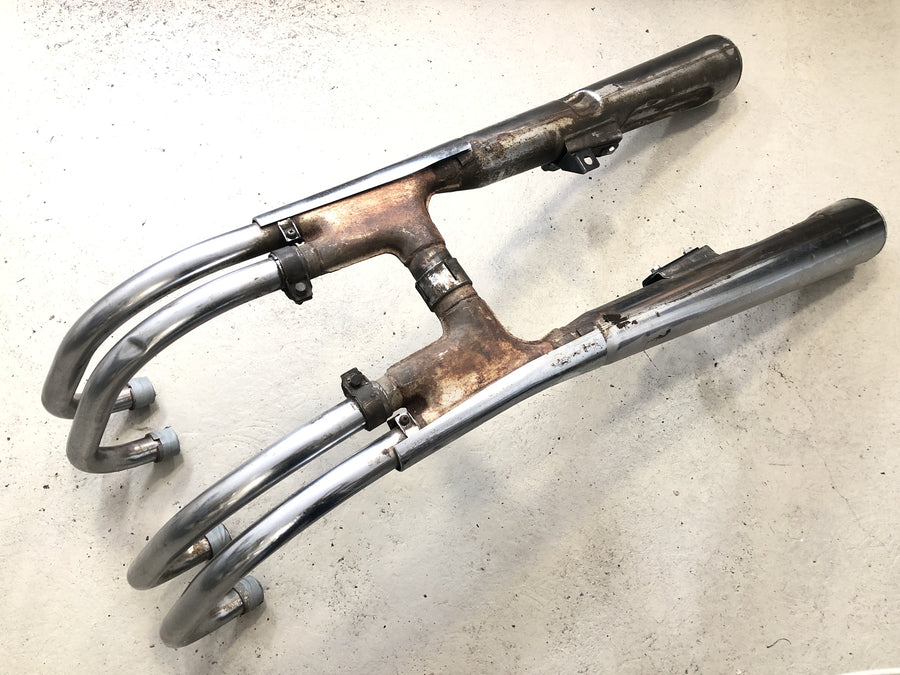Kawasaki Z 1100 KZZ10A [1984] - Exhaust system silencer system