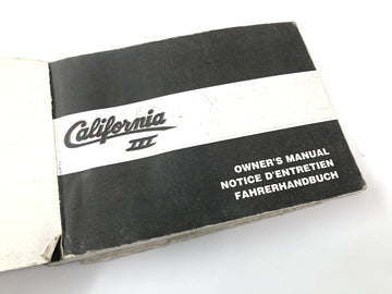 Moto Guzzi California III VY Integrale [1990] - Manuale d'uso Manuale