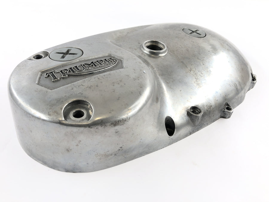 Triumph Bonneville T140V [1976] - Coperchio di accoppiamento del coperchio del motore a sinistra