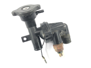 Yamaha XTZ 660 3YF [1992] - Thermostat Kühlwasserstutzen Kühlmittelverteiler