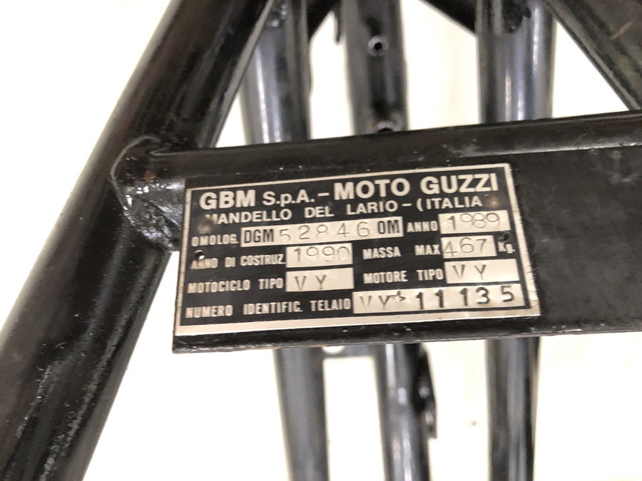 Moto Guzzi California III VY Integrale [1990] - Cadre avec papiers
