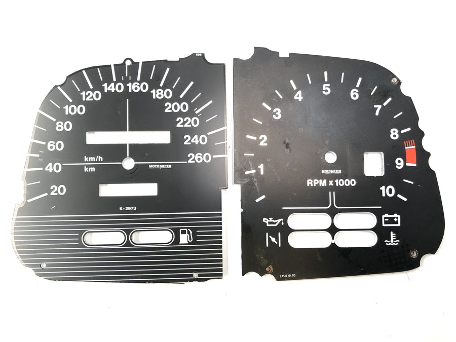 BMW K 1100 RS [1991] - Les tranches de compteur de vitesse des disques de couteau rotatif sont un bundle