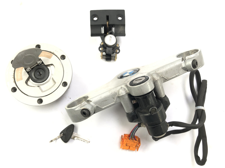 BMW R 1100 S R11S [2005] - Kit de serrures avec té de fourche supérieur 40 mm serrure de contact serrure de réservoir