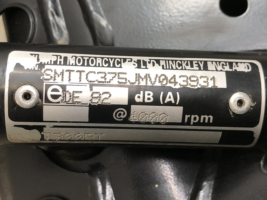 Triumph Adventurer 900 T309RT [1998] - Cornice con documenti
