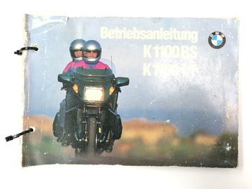 BMW K 1100 RS [1991] - Bedienungsanleitung Betriebsanleitung