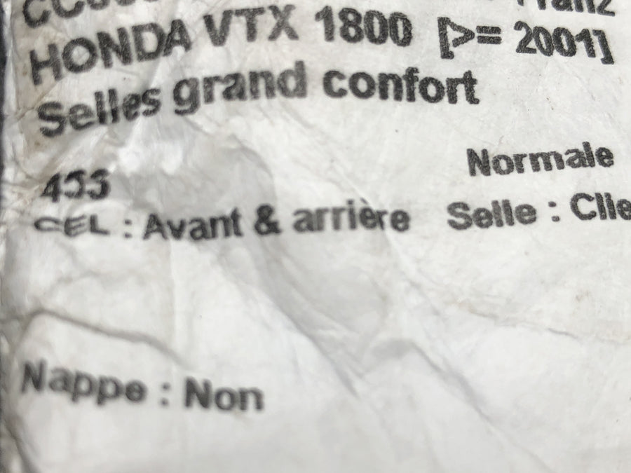 Honda VTX 1800 SC46 [2004] - Sedile passeggero, sedile passeggero, cuscino sedile posteriore