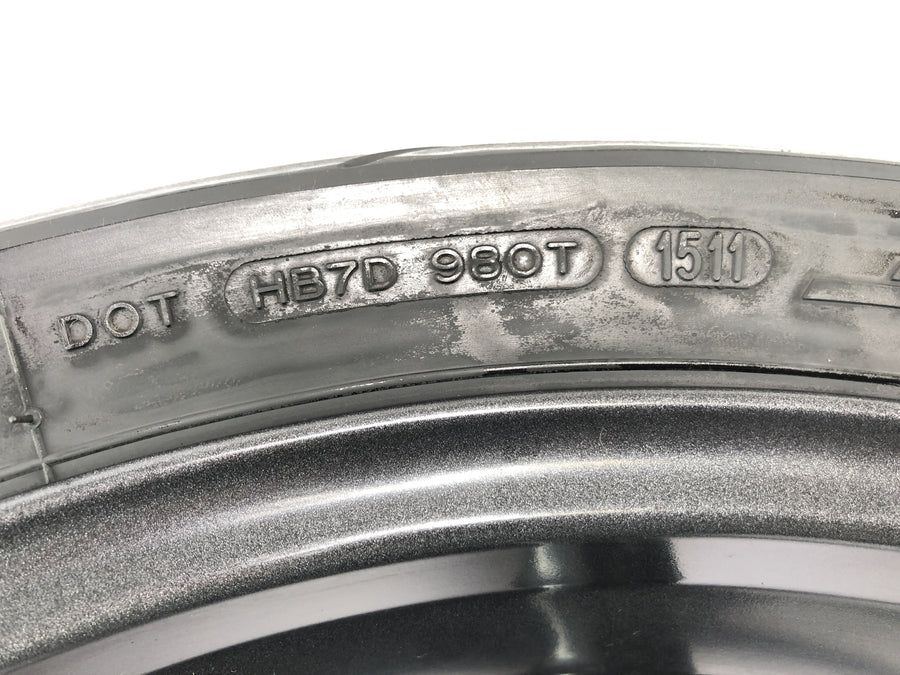 Triumph Street Triple R 675 D67LD [2010] - Hinterrad Rim Wheel Rad Tires 5.5x17 "