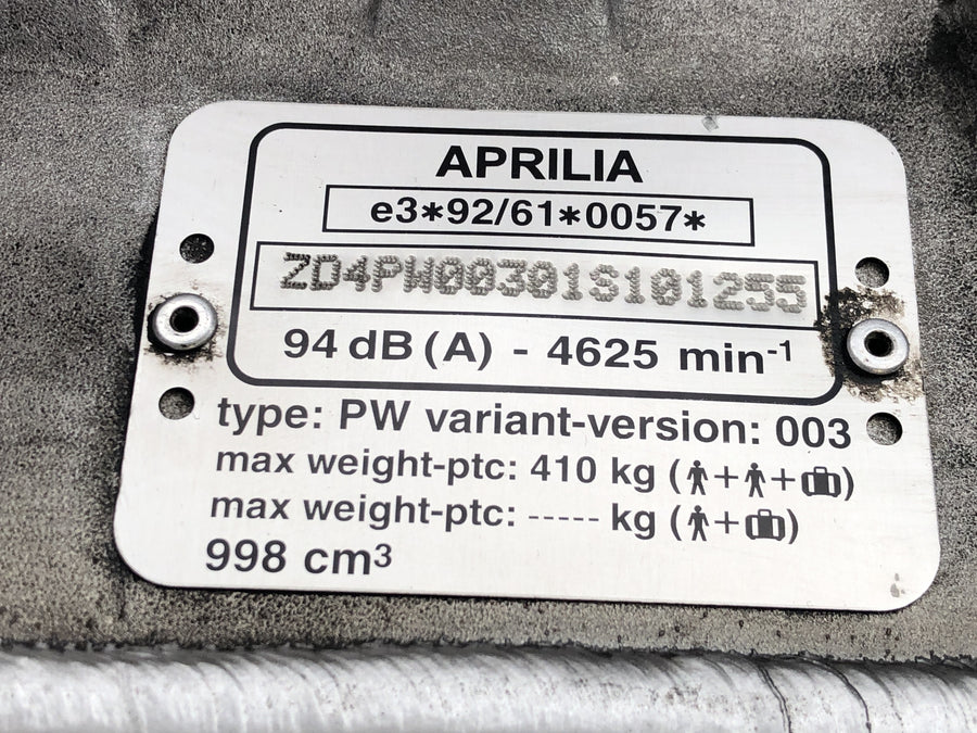 Aprilia RST 1000 Futura [2002] - Cadre avec papiers