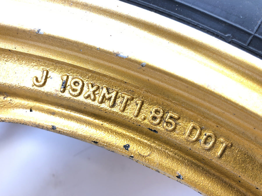 Yamaha XV 750 5G5 [1982] - roue de roue avant 1,85 x 19 "