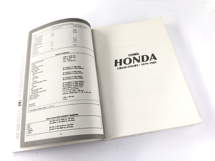 Honda CB 650 RC03 [1981] - Reparaturhandbuch Englisch