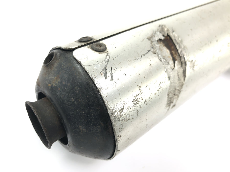 Suzuki RG 250 Gamma GJ21D [1987] - Silencer left exhaust rear silencer with scratch