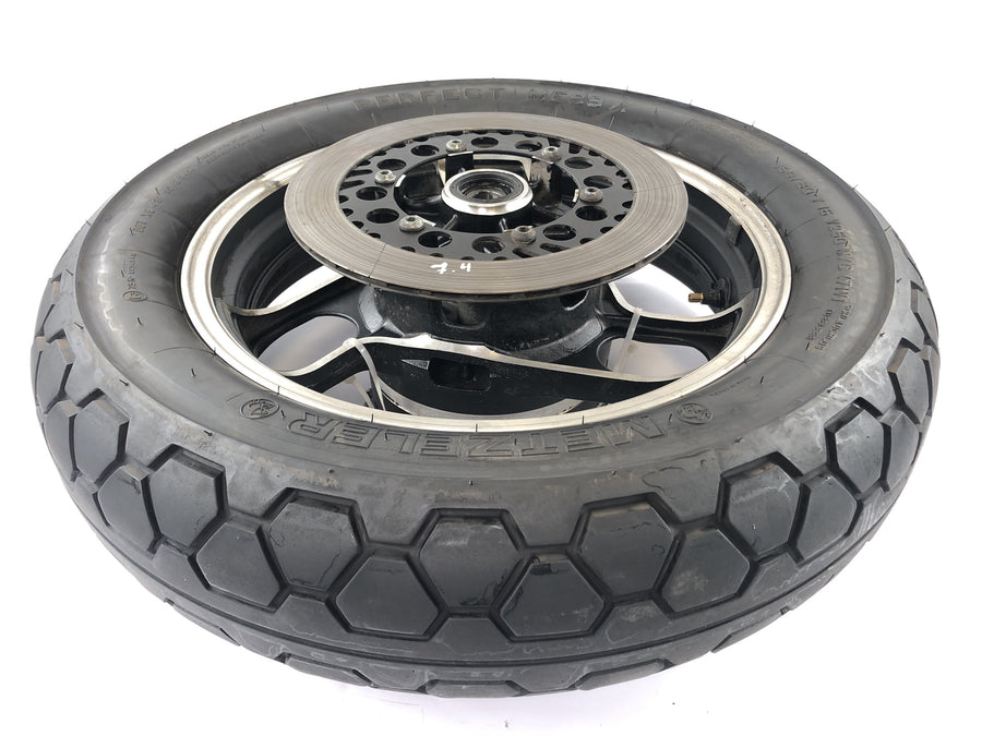 Yamaha FJ 1100 47E [1985] - rear wheel wheel rim with brake disc and chain wheel