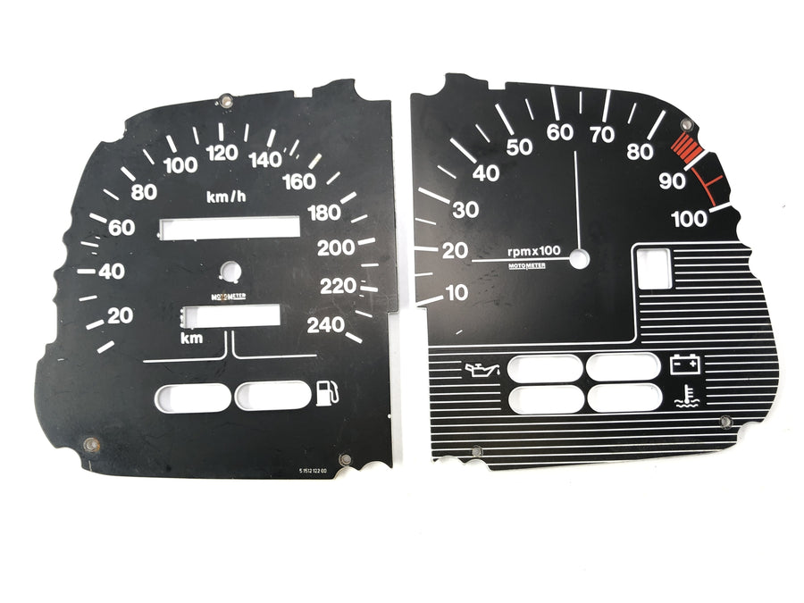 BMW K 1100 RS [1991] - Les tranches de compteur de vitesse des disques de couteau rotatif sont un bundle