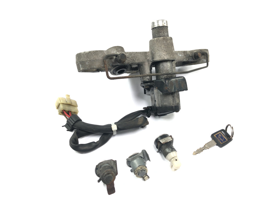 Honda ST 1100 SC26 Pan European [1990] - Kit de serrures avec serrure de contact de pont de fourche supérieur