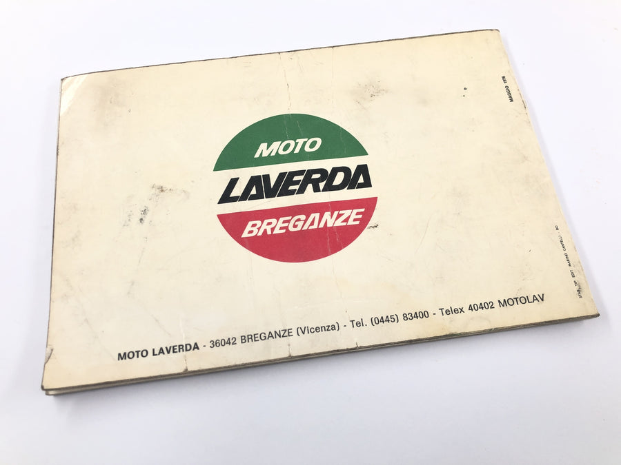Laverda 1000 [1978] - Manuel d'instructions d'utilisation et de fabrication