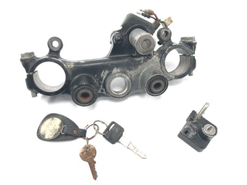 Honda XL 600 RM PD03 [1985] - Kit serrure antivol avec pont de fourche en haut et antivol de casque