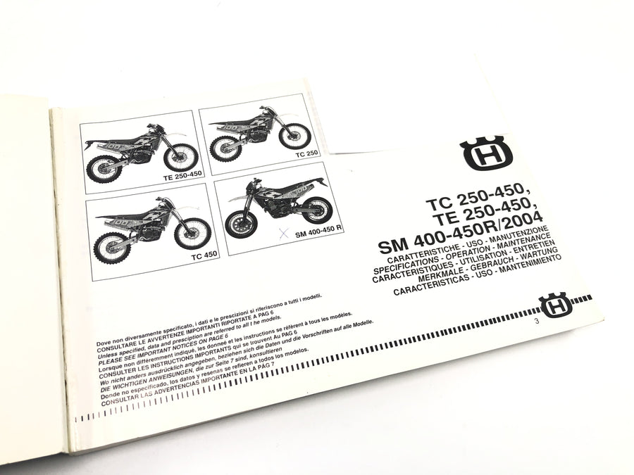 Husqvarna TR 450 - istruzioni per l'uso manuale istruzioni per l'uso