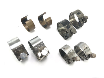 Moto Guzzi V7 Special [1971] - hose clamps mixed lot of exhaust pipe clamps - 0
