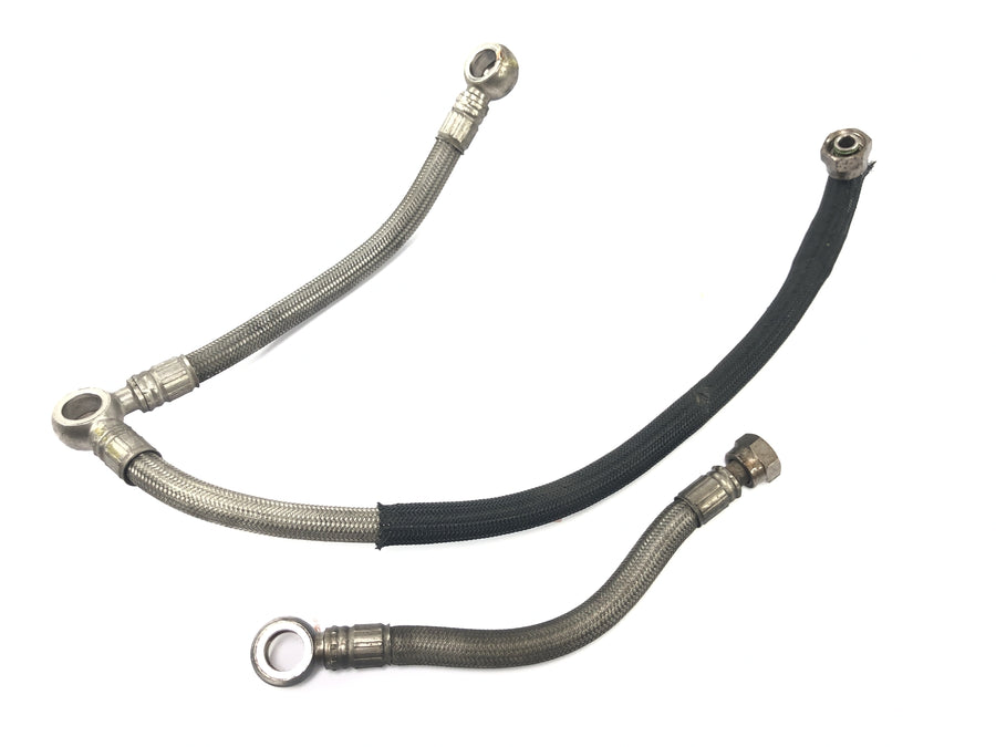 Moto Guzzi Stelvio 1200 8V [2016] - Tubo flessibile in acciaio per linea pressione olio