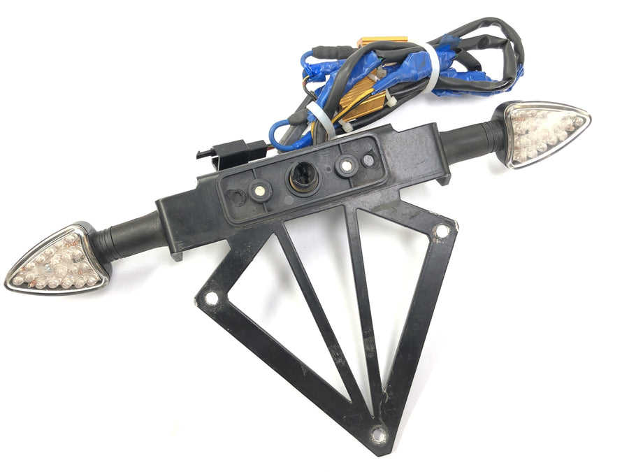 Kawasaki Z 1000 ZRT00A [2006] - Porta della targa con indicatori a LED e resistenze