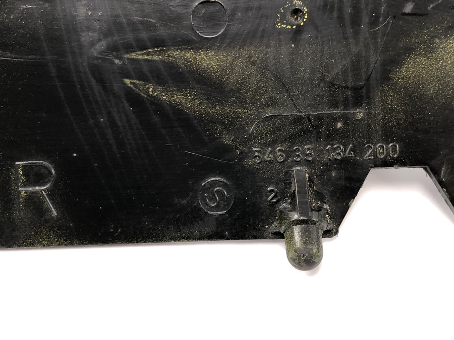 Sachs ZX 125 [1998] - Pannello del condotto dell'aria della griglia del radiatore del condotto dell'aria nero