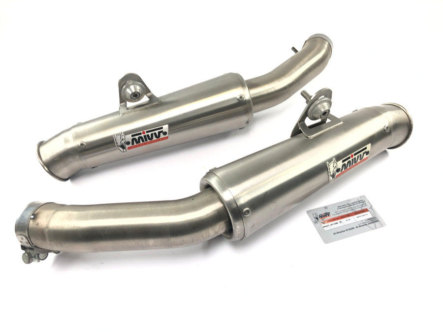 Moto Guzzi V11 Sport [1999] - Silencer stainless steel rear silencer exhaust mufflers MIVV