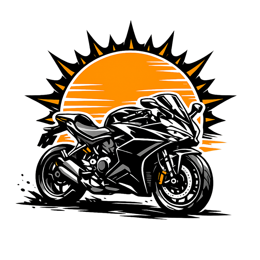 Ducati supersport [Cup Black] - Sunset Split - Single Sided