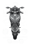 Ducati supersport [Cup Black] - Tecnologia Top-Down - Monolaterale