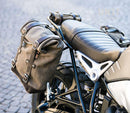 BMW R nineT 1200 Roadster [2014-2023] - Zwei Seitentaschen aus Leder + Doppelrahmen