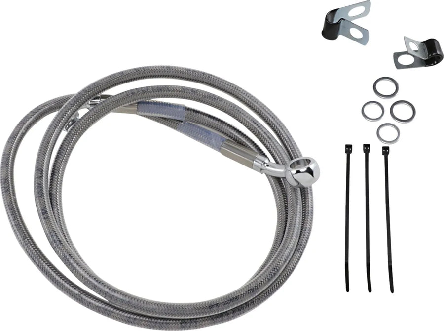 Harley Davidson Fxsts [DRAG SPECIALTIES] - Kit linea freno estesa in acciaio inossidabile