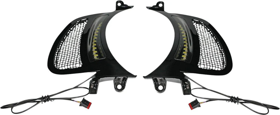 Harley-Davidson Road Glide [CUSTOM DYNAMICS] – Inserts de ventilation Genesis® 4 Dynamic LED Road Glide®