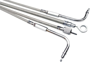 Harley Davidson flhtc [MOTION PRO] – Cavo tachimetro intrecciato in acciaio inossidabile con rivestimento armato per Harley-Davidson - 0