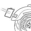 harley davidson flfb [HEINZ BIKES] – Distanzwürfel für Kennzeichenmontage-4