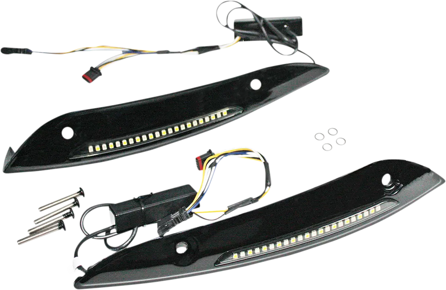 harley-davidson road glide [CUSTOM DYNAMICS] - Bande de pare-brise Genesis® 4 Dynamic LED Road Glide®