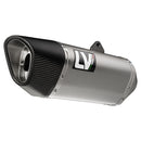honda cb 750 [LEOVINCE] – Silenziatore slip-on LV-14R in acciaio inox-1
