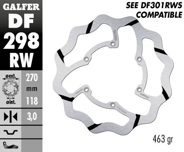 Yamaha Yz 450 F [2022-2023, 2025, 2023, 2024] - Disque de frein Wave® - photo 4