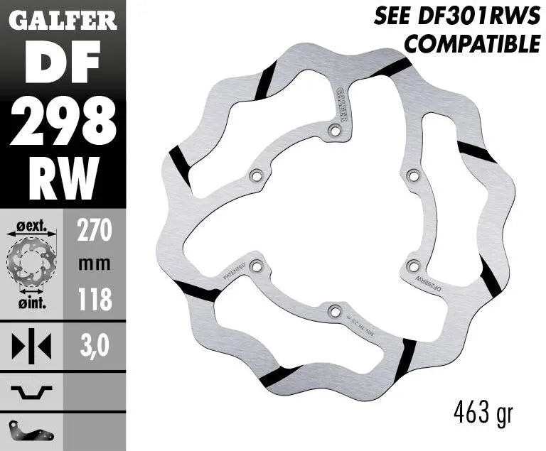 Yamaha Yz 450 F [2022-2023, 2025, 2023, 2024] - Disque de frein Wave® - photo 2