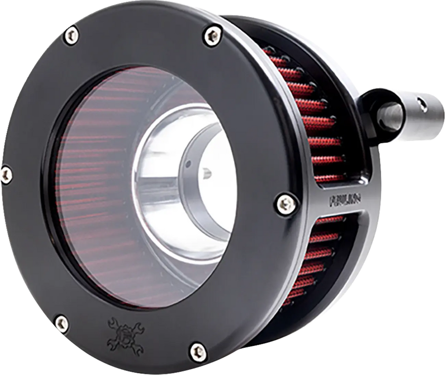 Harley-Davidson FXR 1340 Super Glide [1994] - Kit de filtre à air BA - Surface : Noir, Rouge, Transparent - Image 1