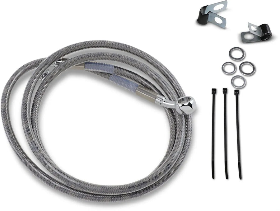 Harley Davidson Fxsts [DRAG SPECIALTIES] - Kit linea freno estesa in acciaio inossidabile