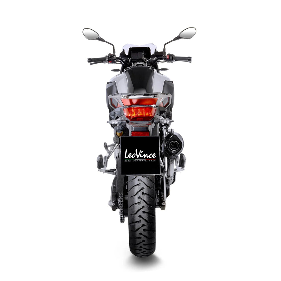 bmw f 850 gs [LEOVINCE] – Silenziatore posteriore Nero - acciaio inox
