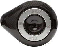 Harley-Davidson Xl 883 R Roadster [2009-2010, 2013] - Mini Teardrop Stealth Luftfilter-Kit – Oberfläche: Silber – Bild 8