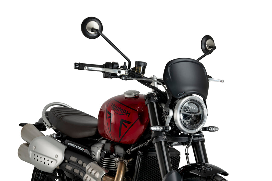 TRIUMPH SCRAMBLER 1200X [2025] – Front panel ABS – Matt black