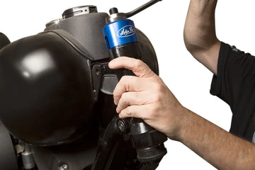 harley davidson flhtc [MOTION PRO] – Attrezzo americano V-Twin per l'anello del cuscinetto della testa dello sterzo - 0