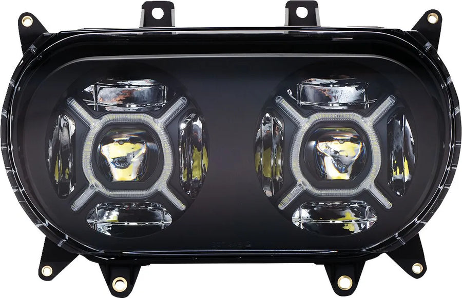 harley davidson fltruse [CUSTOM DYNAMICS] – Phare LED Double-X